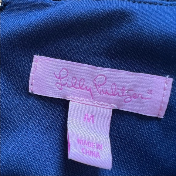 Lilly Pulitzer Tiki wrap romper in True Navy - Picture 4 of 8